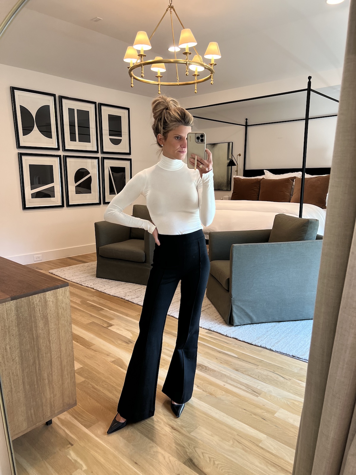 Brighton Butler spanx high rise flare an