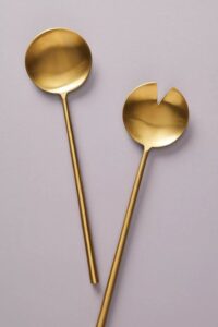 Gold Serving Set