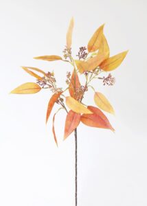 Artificial Terracotta Seeded Eucalyptus Leaves
