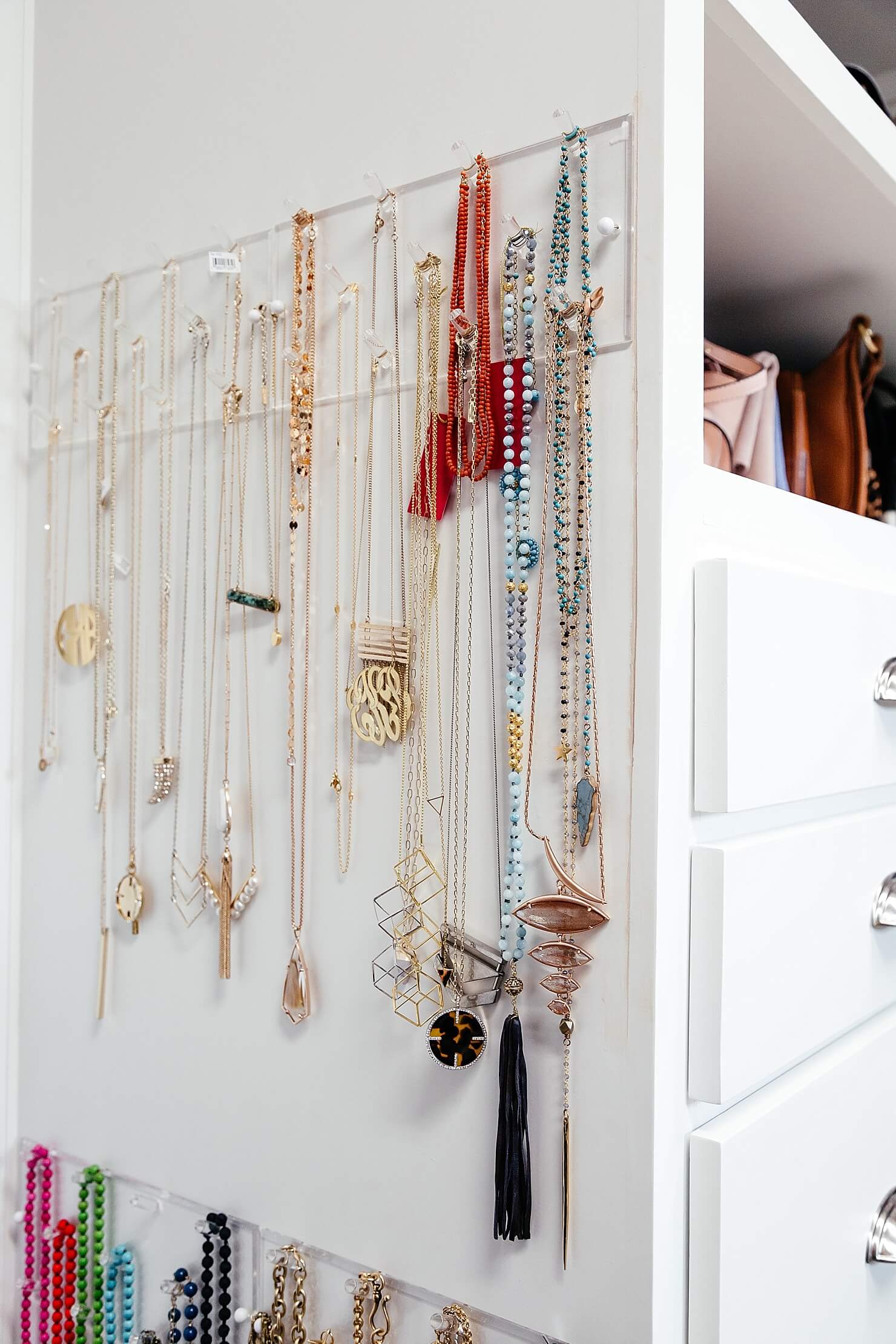 brighton keller new home closet reveal jewelry organization
