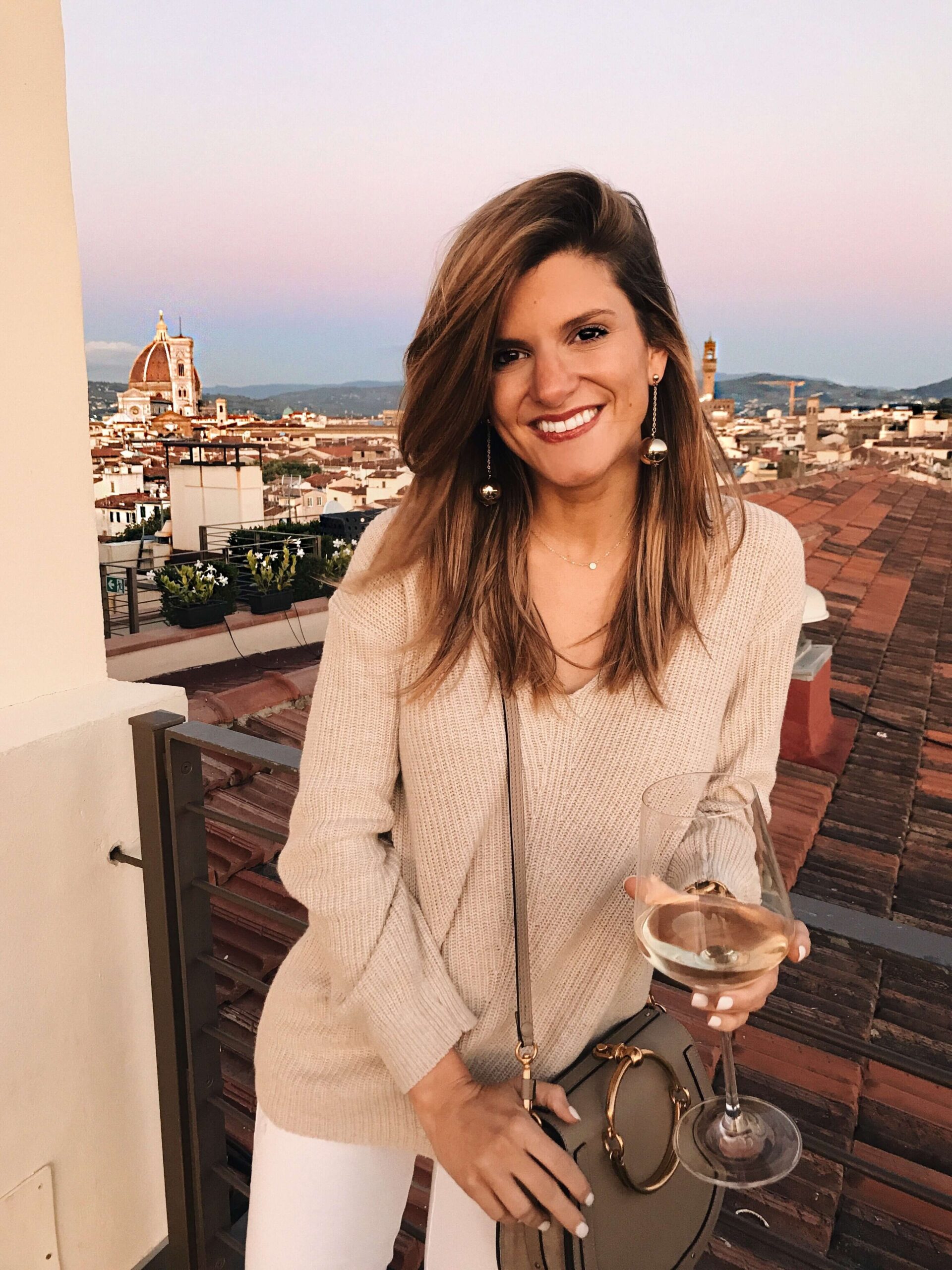 DRINKS on roof of westin Florence