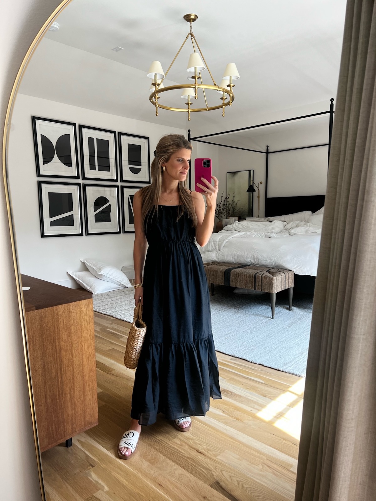 brighton butler tiered maxi dress