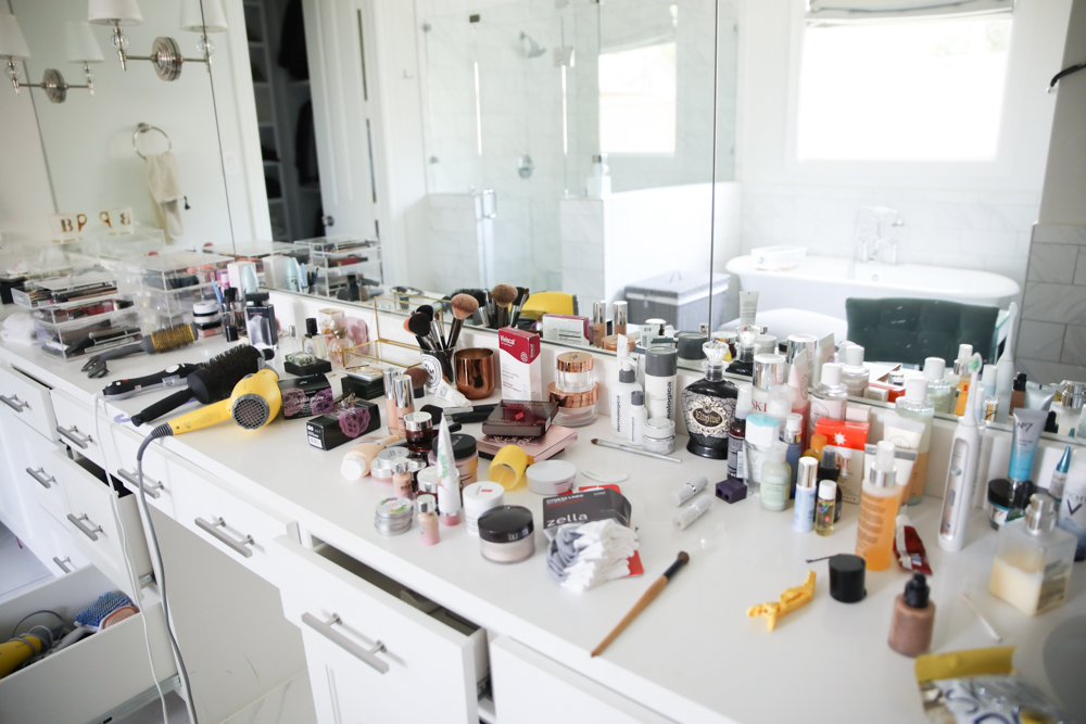 hair products before counter