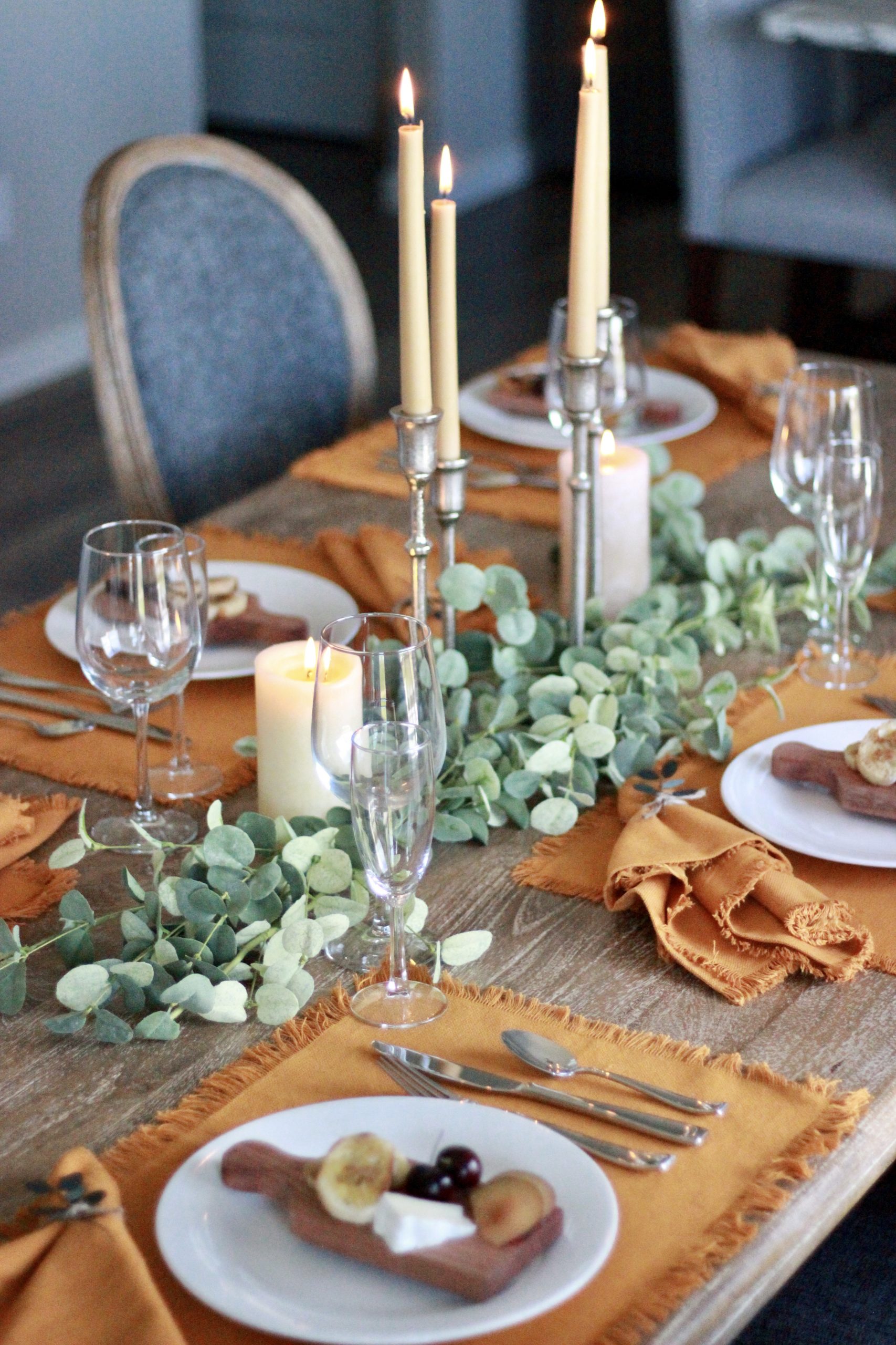 fall table setting 