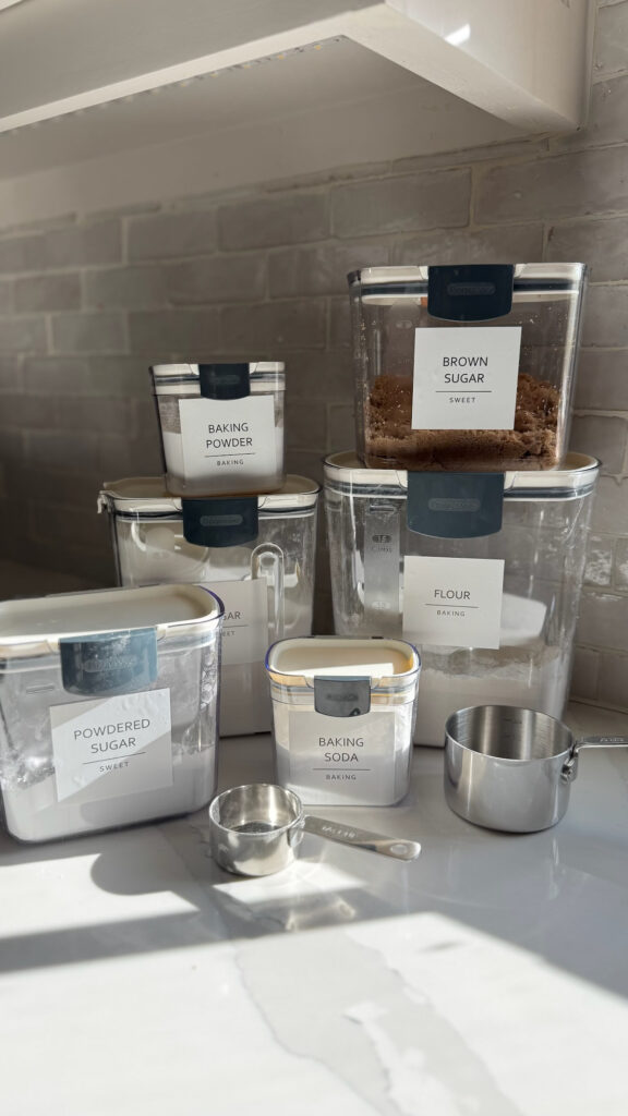 brighton butler Amazon Organizing Containers for Baking