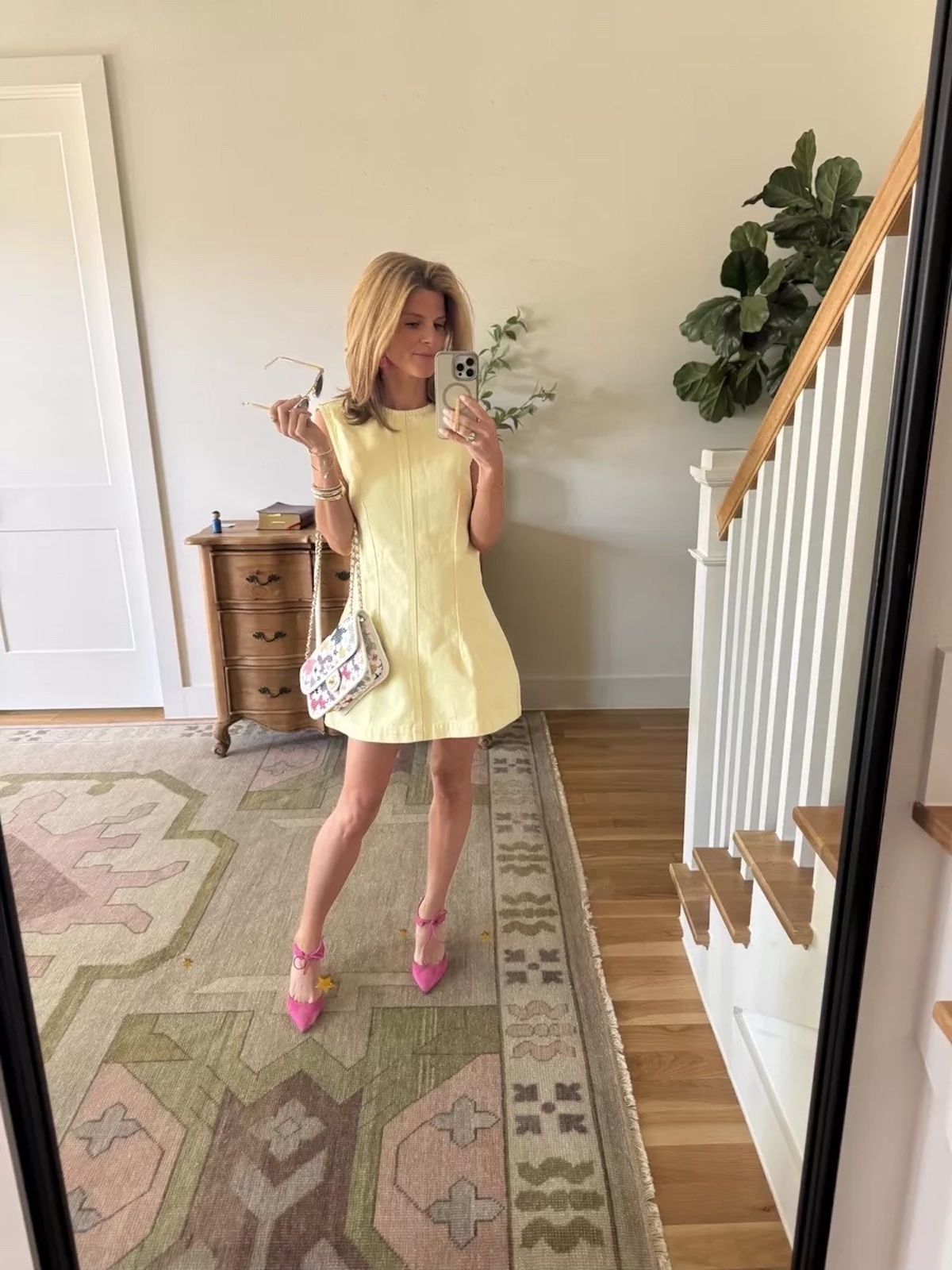 Lolita Denim Mini Dress Butter